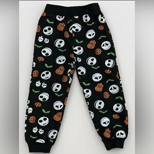 Disney The Nightmare Before Christmas Joggers 4T Black Tim Burton Jack Halloween